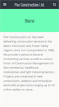 Mobile Screenshot of paxconstruction.ca
